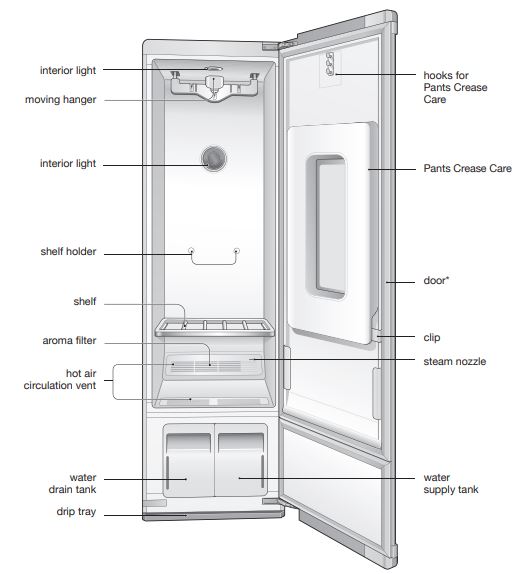 lg styler wi fi enabled steam clothing care system