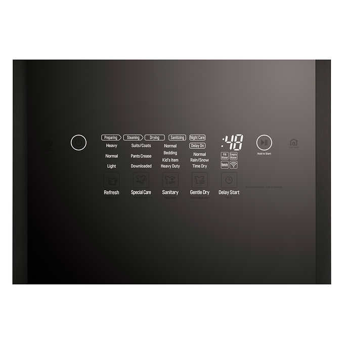 lg styler wifi enabled steam closet controls