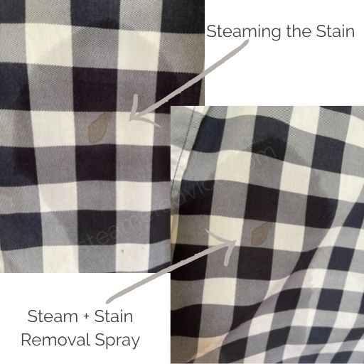 can i use a steam cleaner for stains on clothes
