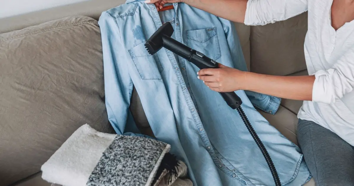 can you use a steam cleaner on clothes