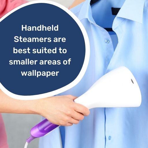 can i use a garment steamer to remove wallpaper