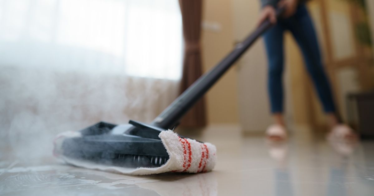 floor sticky after steam mop