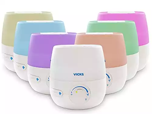 Vicks Humidifier and Diffuser With Night Light
