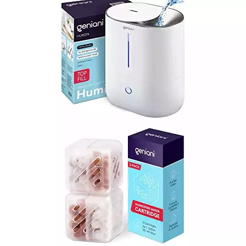 Geniani Small Room Humidifier with Essential Oil Tray