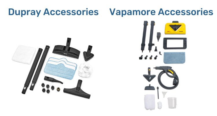 dupray vs vapamore accessories