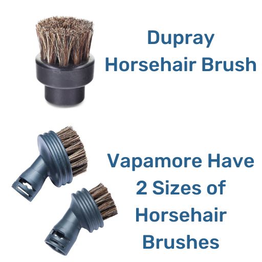 vapamore vs dupray horsehair brushes