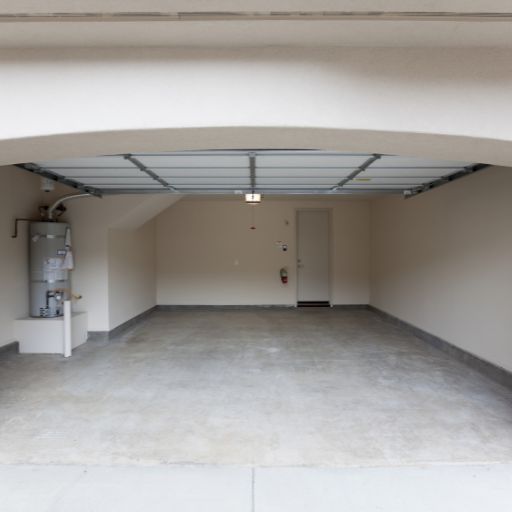 unsealed concrete garage floor