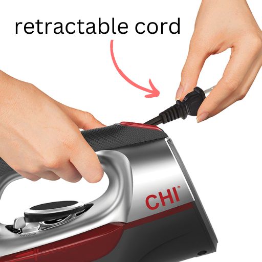chi steam iron retractable cord
