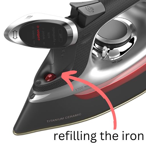 chi titanium ceramic steam iron