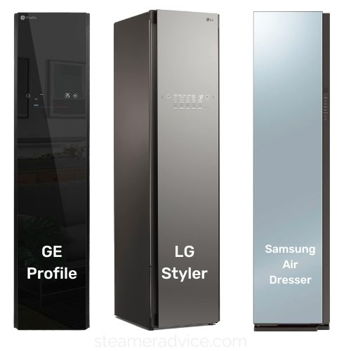 GE LG and Samsung steam closets